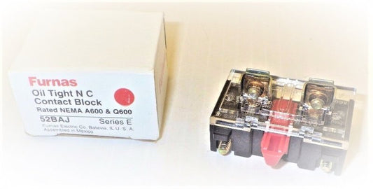 BLOCK, CONTACT, OIL TIGHT, ONE N.C. CONTACT, FURNAS # 52BAJ