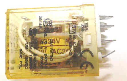 IDEC 4PDT ICE CUBE RELAY, 24 VAC IDEC # RY42S-U-AC24