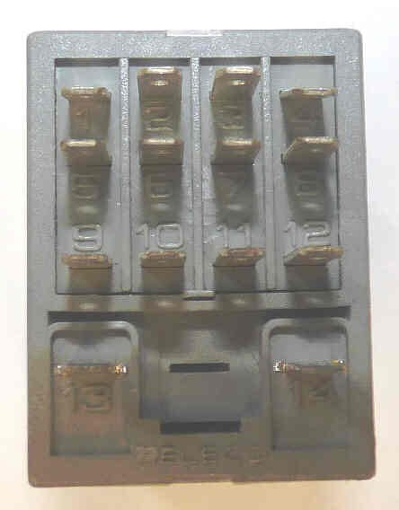 RELAY, 4 PDT, 120 VAC, ICE CUBE BASE, MADE IN SPAIN RELECO # C9-A41-120