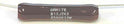 RESISTOR 25000 OHM, 12 WATT, CERAMIC, WIRE LEADS, OHMITE # B12J2K5
