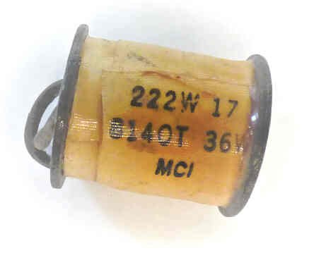 COIL, 8140 TURNS #36 WIRE, 826 OHMS 6164 RELAY OTIS # 222W17