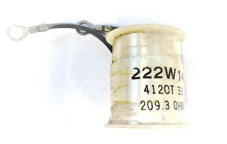 COIL, 4120 TURNS #33 WIRE, 209.3 OHMS 6164 RELAY OTIS # 222W14