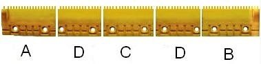 COMBFINGER, PLASTIC, YELLOW, 17 TEETH OTIS # 453Z4Y