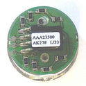 BUTTON, SS FINISH, CONCAVE, GREEN LED  24VDC, 311 OTIS #   AAA23500AK27