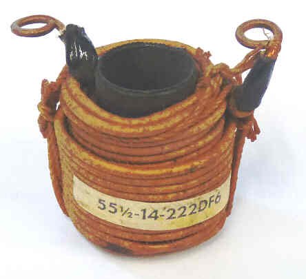 COIL , 55 1/2 TURNS OF # 14 WIRE, A6164BP RELAYS OTIS # 222DF6