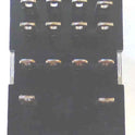 RELAY, ICE CUBE, 24 VDC. 14-PIN, 4PDT BIFURCATED CONTACTS 5A, NEON MY4ND224VDC