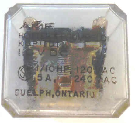 RELAY, POWER, 3PDT, 110VDC, 10A, PLUG IN POTTER BRUMFIELD #KUP11D11-110