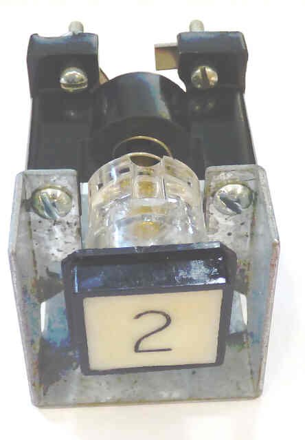 PUSHBUTTON & SWITCH COMPLETE MARKED # 2 MONTGOMERY # P-16732-002