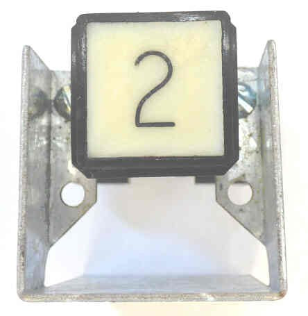 PUSHBUTTON & SWITCH COMPLETE MARKED # 2 MONTGOMERY # P-16732-002