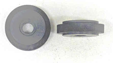 ROLLER. PICK-UP, 1 1/2 O.D., PLASTIC HUB, RUBBER TIRE DELCO # 210001