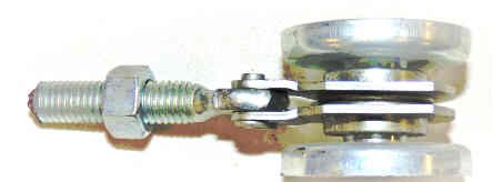 ASSEMBLY, GATE ROLLER, 2 DIAMETER ROLLERS, 1/2 BOLT