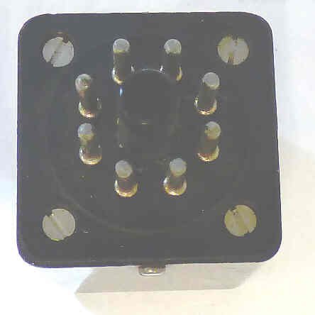 RELAY, DPDT, 4000 OHM COIL, OCTAL BASE POTTER BRUMFIELD # MDP-322-8