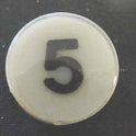 LENS, POP-IN, POSITION INDICATOR, # 5 WESTINGHOUSE # 5213D27H05