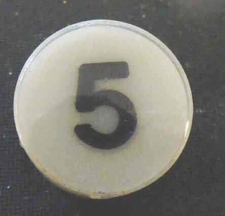 LENS, POP-IN, POSITION INDICATOR, # 5 WESTINGHOUSE # 5213D27H05