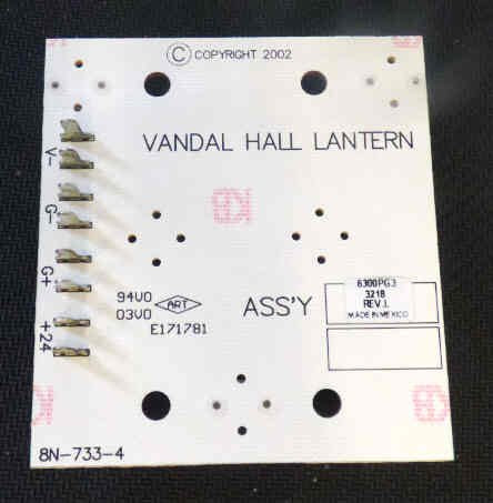 BOARD, CIRCUIT, VANDAL RESISTANT HALL LANTERN, DOVER # 6300PG3
