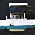 BUTTON, IMPULSE, BLUE BEZEL, DPDT WITH # 85 BULB DOVER #171AV5