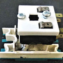 BUTTON, IMPULSE, BLUE BEZEL, DPDT WITH # 85 BULB DOVER #171AV5