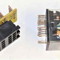 BASE, RELAY, ADAPT ICE CUBE TO IBM 4PDT RELAY LEFT HAND  SEES # IBMS-001L