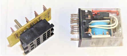 BASE, RELAY, ADAPT ICE CUBE TO IBM 4PDT RELAY RIGHT HAND  SEES # IBMS-001R