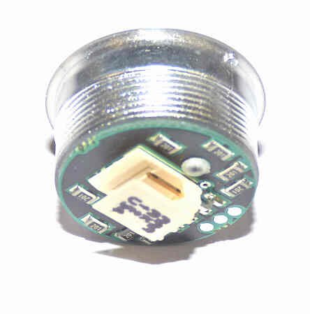BUTTON, SS FINISH, CONCAVE, RED LED  24VDC, 311 OTIS # AAA23500AK12