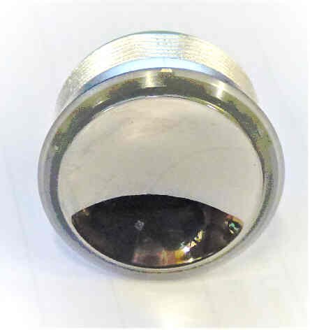 BUTTON, SS FINISH, CONCAVE, RED LED  24VDC, 311 OTIS # AAA23500AK12