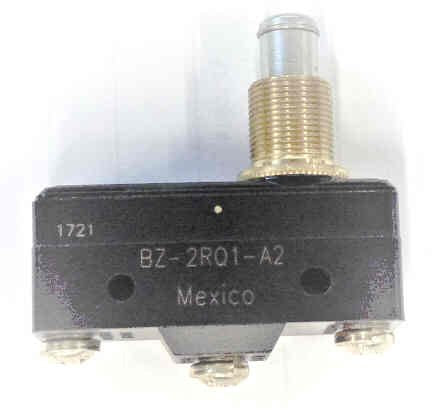 SWITCH, MICRO, 15A, SPST, TOP PLUNGER ACTUATED MICROSWITCH # BZ-2RQ1-A2