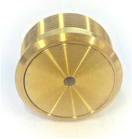 BUTTON, MIRROR BRONZE FINISH, FLAT, DOT LED  24VDC, 311 OTIS #  AAA23500AM61