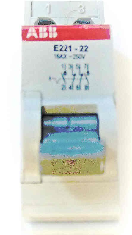 RELAY, OVERLOAD, 16 AMP, 250 VOLT  ABB # E221-22
