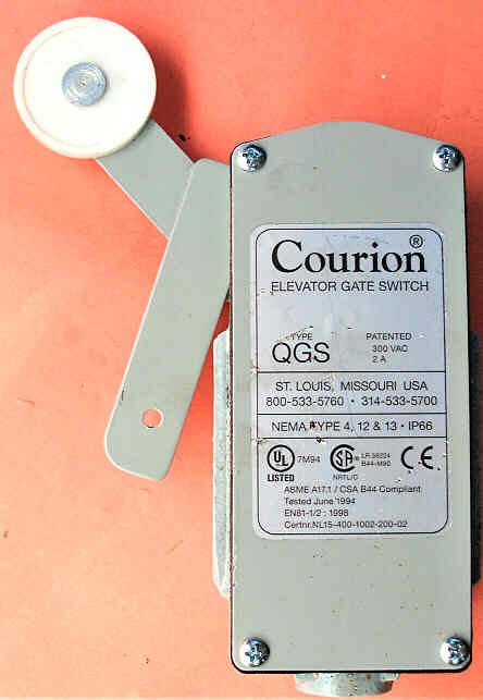 SWITCH, GATE 300VAC, CAST IRON BOX,TYPE QGS COURION # 07-210000