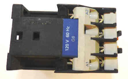 CONTACTOR, 4PDT, 4 N.O. CONTACTS 120 VAC COIL TELEMECANIQUE # CA2-DN40