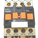 CONTACTOR, 4PDT, 4 N.O. CONTACTS 120 VAC COIL TELEMECANIQUE # CA2-DN40