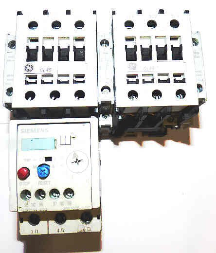 CONTACTOR, REVERSING, 3 POLE, 32 AMP, READ DESCRIPTION G-E # CL45