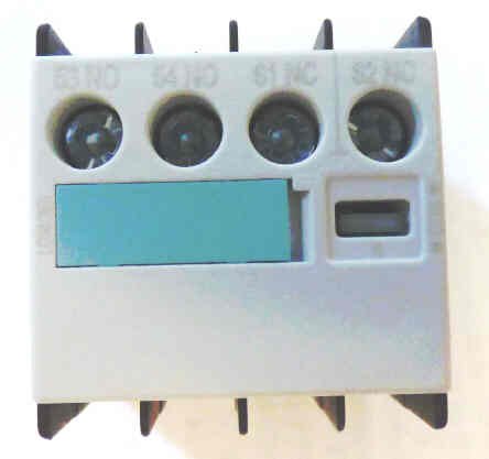 CONTACT, AUXILIARY, 2 N.O./ 2 N.C CONTACT FRONT MOUNT SIEMENS # 3RH1911-1GA22