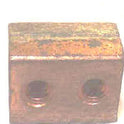 CONTACT, AUX, SILVER FACE, 3/4 X 1/2 X 3/8, 10-24 HOLES HAUGHTON # 3-20397-00