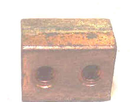 CONTACT, AUX, SILVER FACE, 3/4 X 1/2 X 3/8, 10-24 HOLES HAUGHTON # 3-20397-00