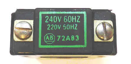 COIL, 240 VAC,  2-3-4 POLE SIZE 2 SERIES K ALLEN BRADLEY # 72A83
