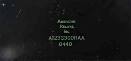 RELAY, REED, USED WITH DYNAGLIDE AMERICAN RELAY # A123G300RAA KONE # US513085