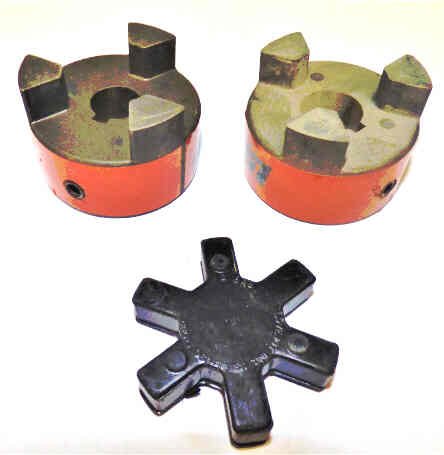 COUPLING, LOVEJOY, 1 HALF 3/4 BORE, OTHER 5/8, WITH SPIDER COURION DC-4461