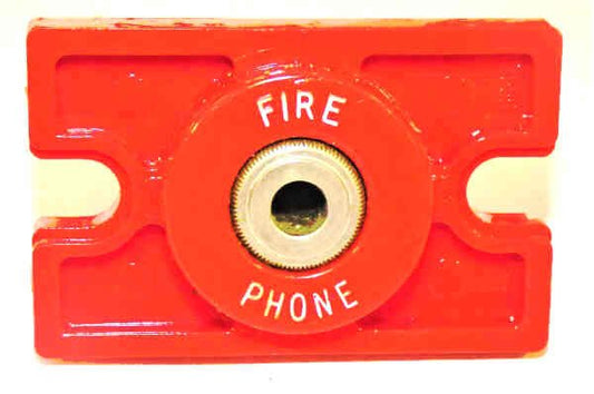 JACK, PHONE, RED, ROUND, HORIZONTAL FIRE SERVICE DOVER