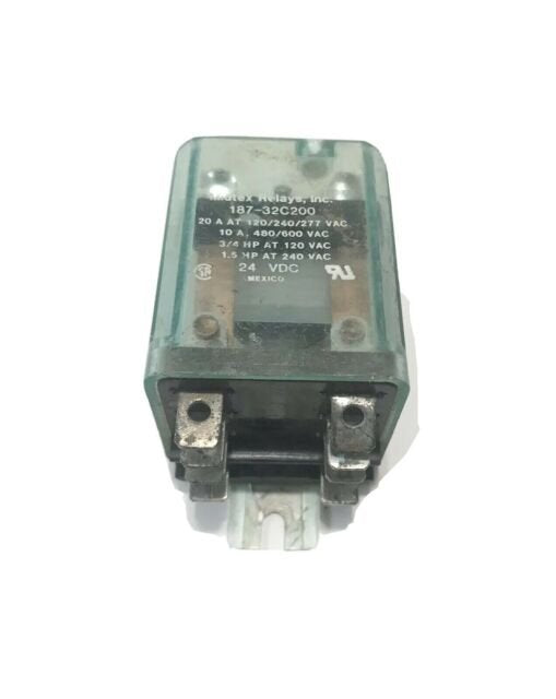 MIDTEX 2PDT RELAY, KUP BASE, 24 VDC, MIDTEX # 187-32C200