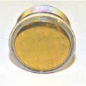 BUTTON, BRASS FINISH, FLAT, GREEN LED  24VDC, 311 OTIS # AAA23500AK19