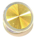 BUTTON, BRASS FINISH, FLAT, NON LITE UP  24VDC, 311 OTIS # AAA23500AK33