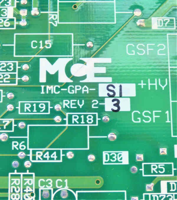 BOARD, CIRCUIT, SCR INTERFACE MCE # IMC-GPA S1 REV 2-3