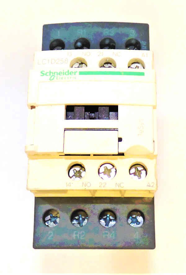 CONTACTOR, TELEMECANIQUE LC1D258 120 VAC COIL