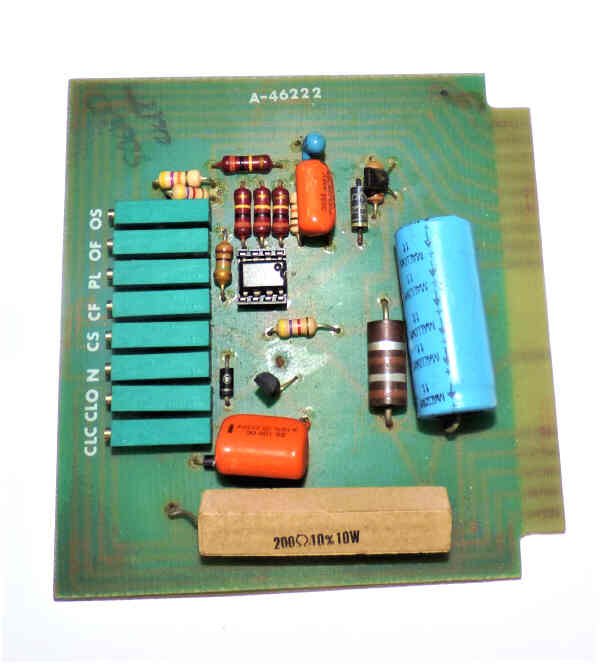 BOARD, CIRCUIT, SPEED CONTROL MONTGOMERY # A-46722