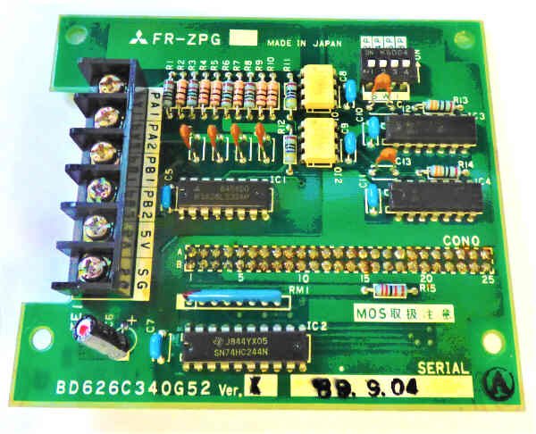 BOARD, CIRCUIT, FEEDBACK CARD MITSUBISHI # FR-ZPG