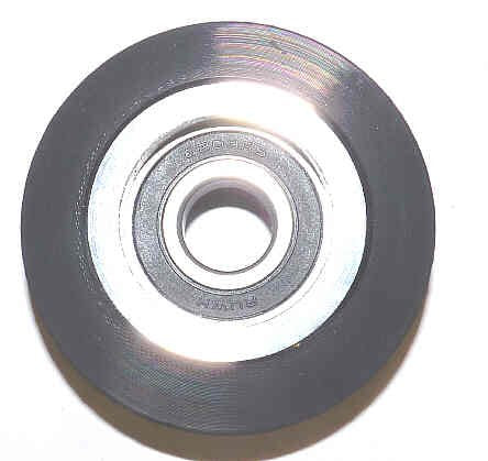 WHEEL, ROLLER GUIDE, RUBBER, 3 O.D. WESTINGHOUSE # 144A277-G01