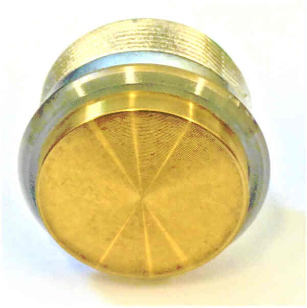 BUTTON, BRONZE, FLAT, RAISED BEZEL, GREEN LED 24VDC, 311 OTIS # AAA23500AK23