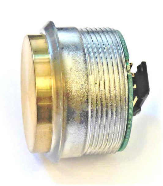 BUTTON, BRONZE, FLAT, RAISED BEZEL, GREEN LED 24VDC, 311 OTIS # AAA23500AK23