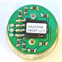 BUTTON, BRONZE, FLAT, RAISED BEZEL, GREEN LED 24VDC, 311 OTIS # AAA23500AK23